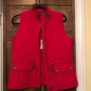 Ralph Lauren Quilted Full Zip Vest